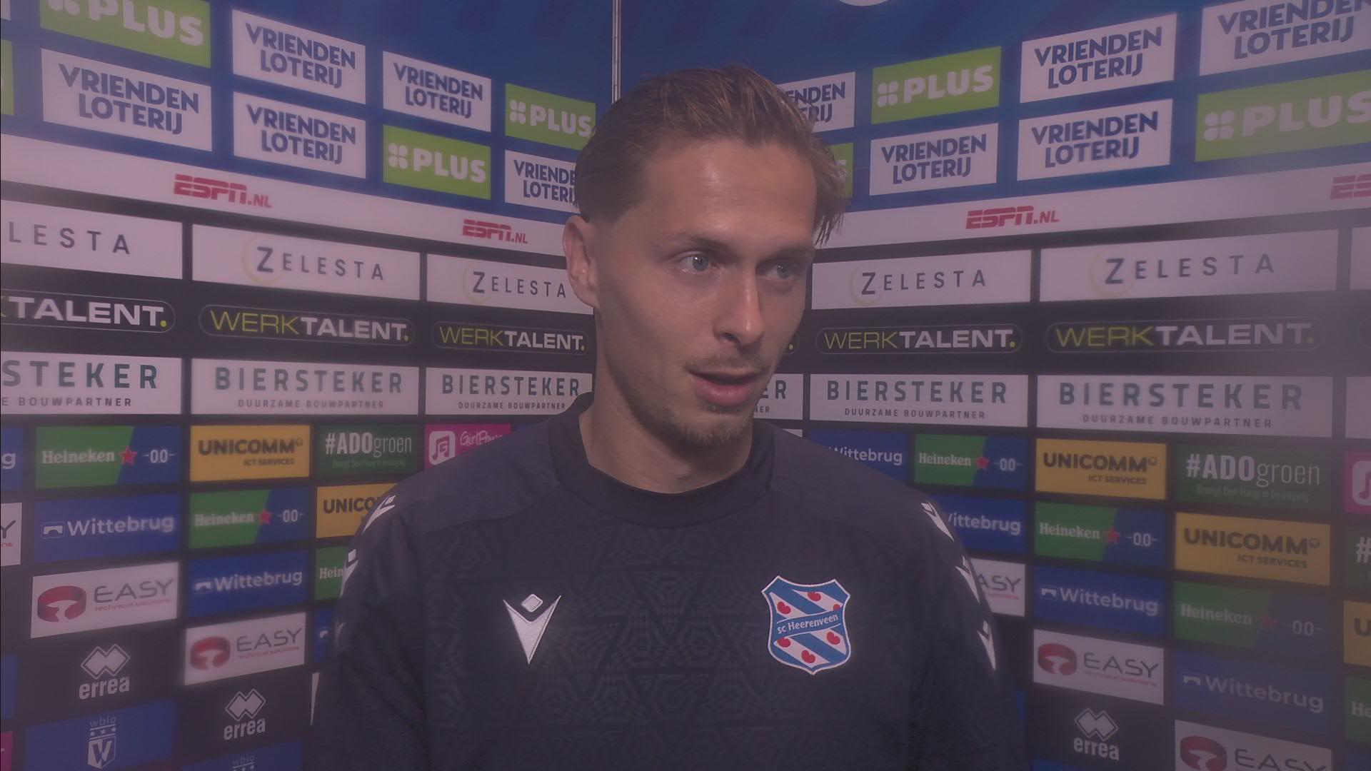 Meerveld liep blessure op in warming-up: "Tapeje doet wonderen"