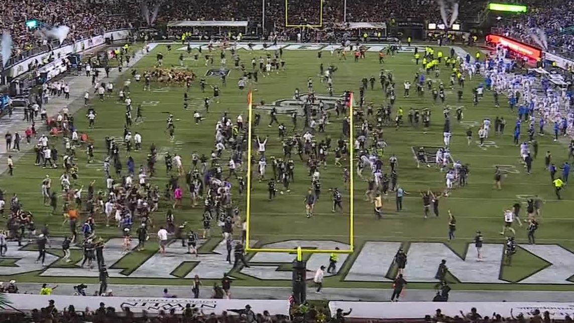 Keyone Jenkins throws TD pass in double OT and UCF knocks off No. 2 BYU 39-31