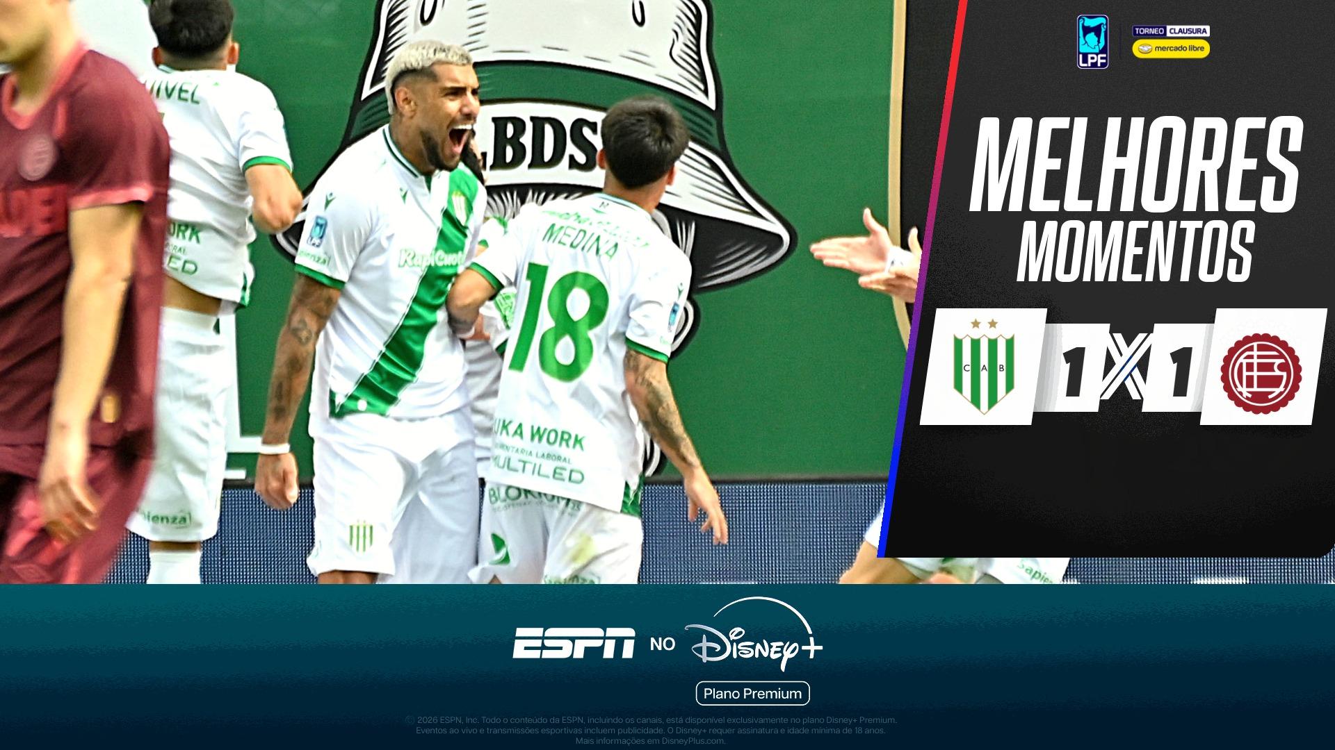 Banfield 1 x 1 Lanús no Campeonato Argentino: VEJA os melhores momentos