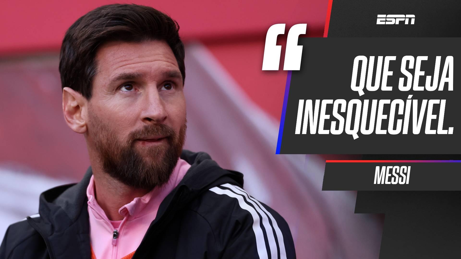 Lionel celebra início da Messi Cup: 'Que desfrutem'