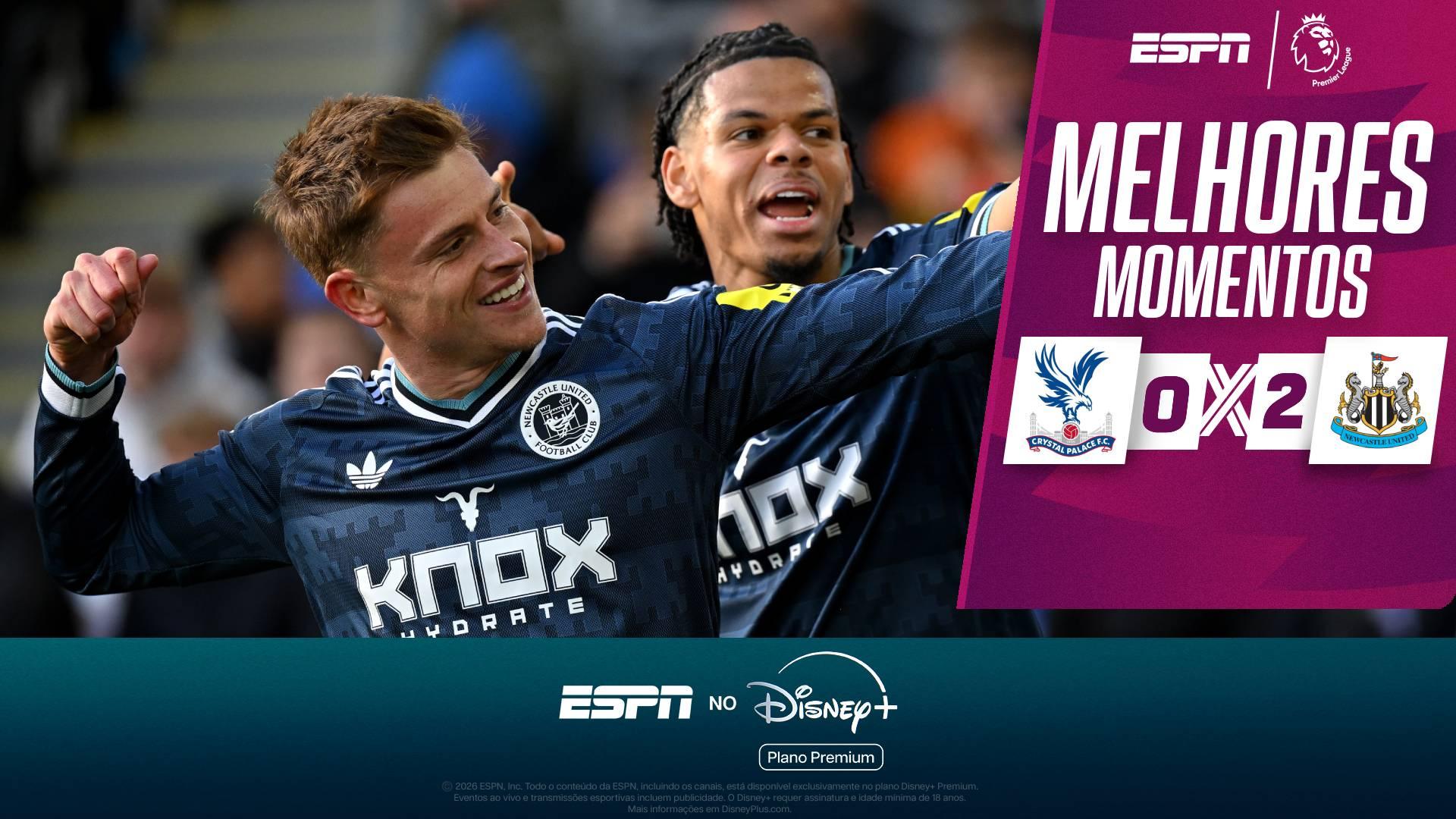 Osula e Barnes a vitória do Newcastle em cima do Crystal Palace fora de casa na Premier League