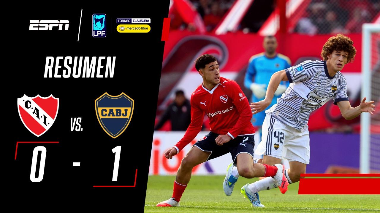 Con un cabezazo agónico de Jagger Herrera, Boca se quedó con el clásico ante Independiente