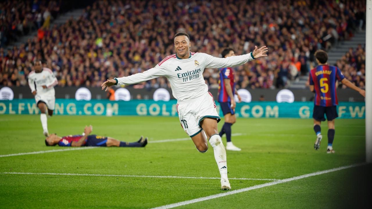 ¡Doblete en el Camp Nou! Mbappé sentenció la victoria de Real Madrid