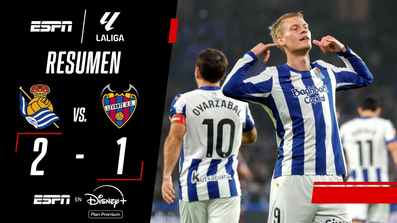 Cuarta victoria consecutiva para Real Sociedad en LaLiga