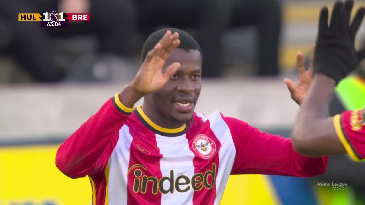 Apareció Ouattara para estampar el empate para Brentford