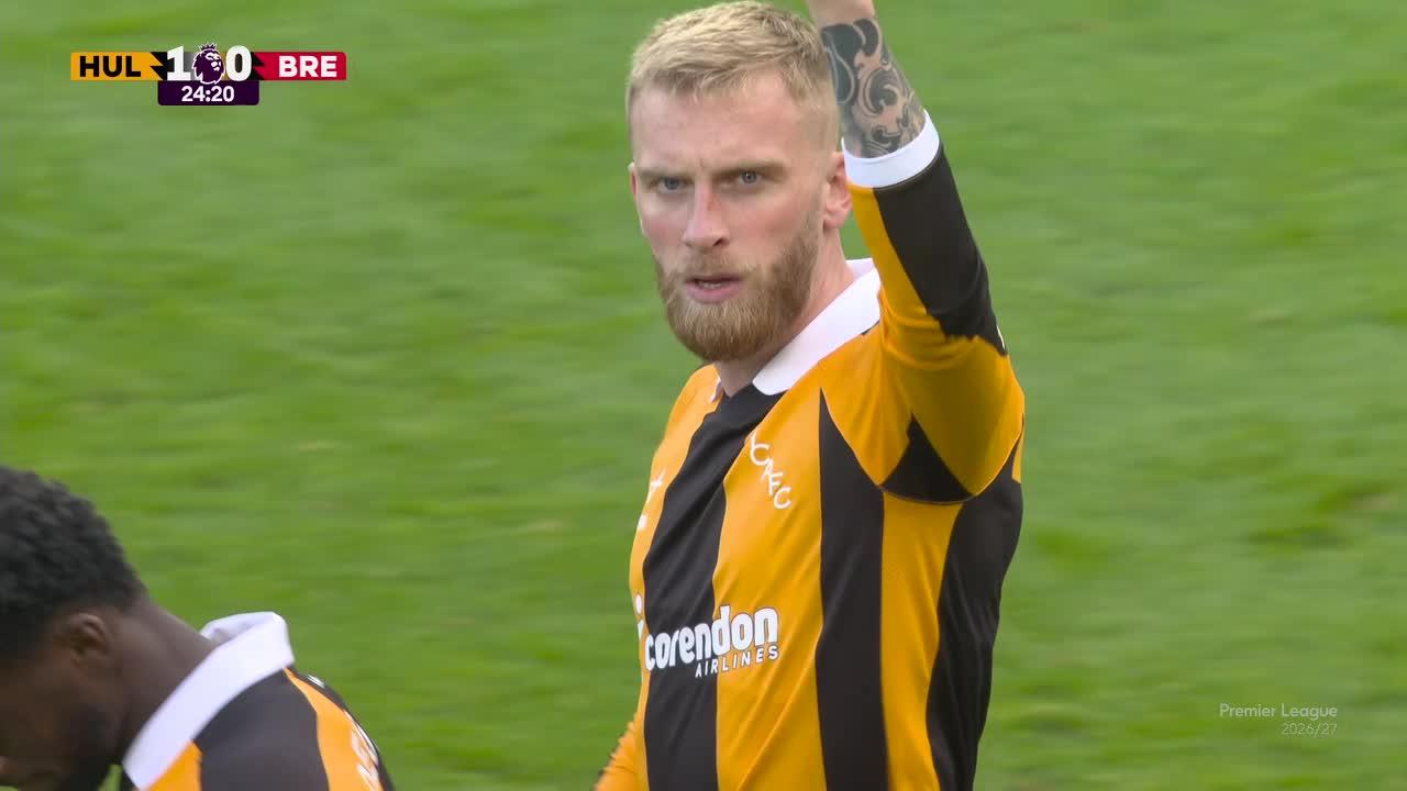 El error de Hickey le costó caro a Brentford: 1-0 para Hull City