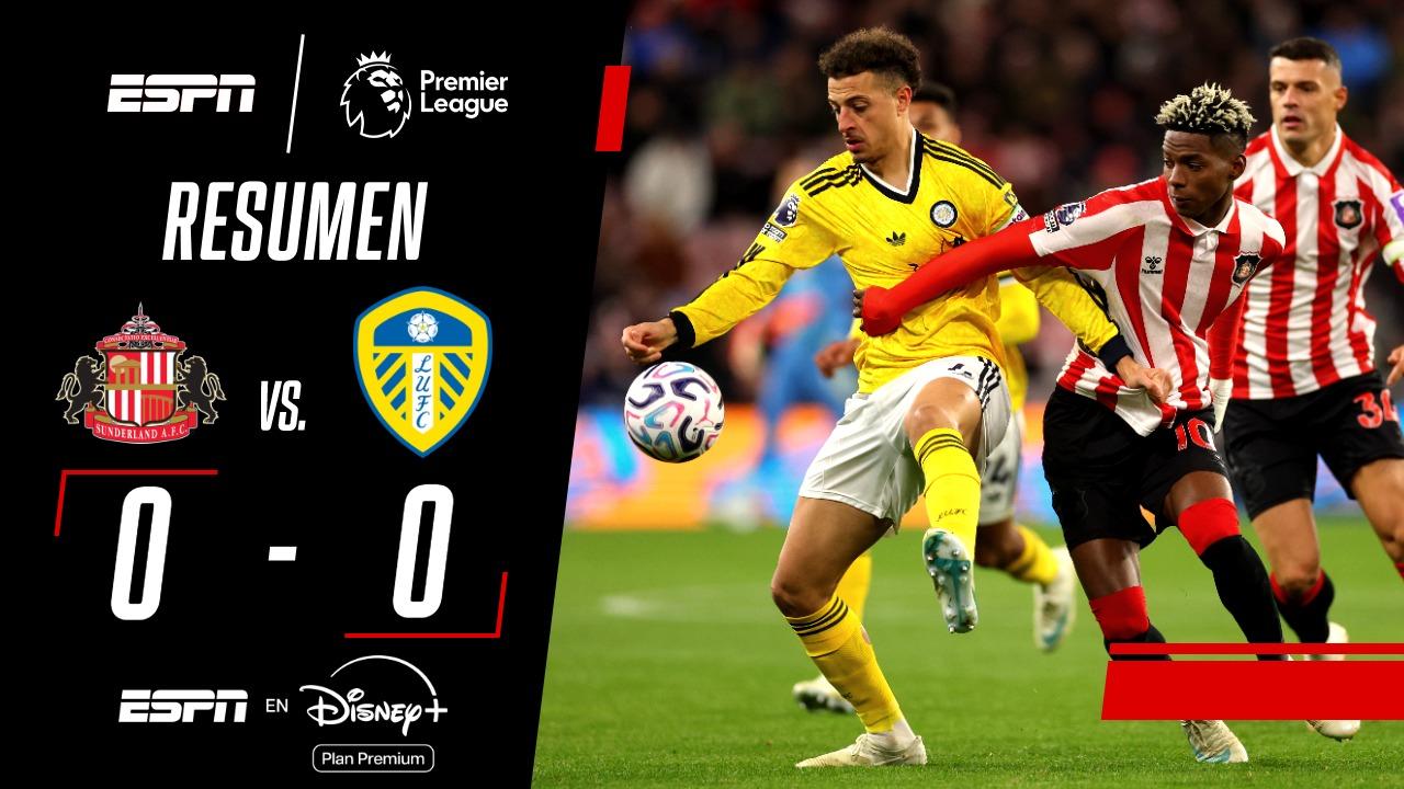 Sunderland y Leeds no se sacaron ventajas en la Premier League