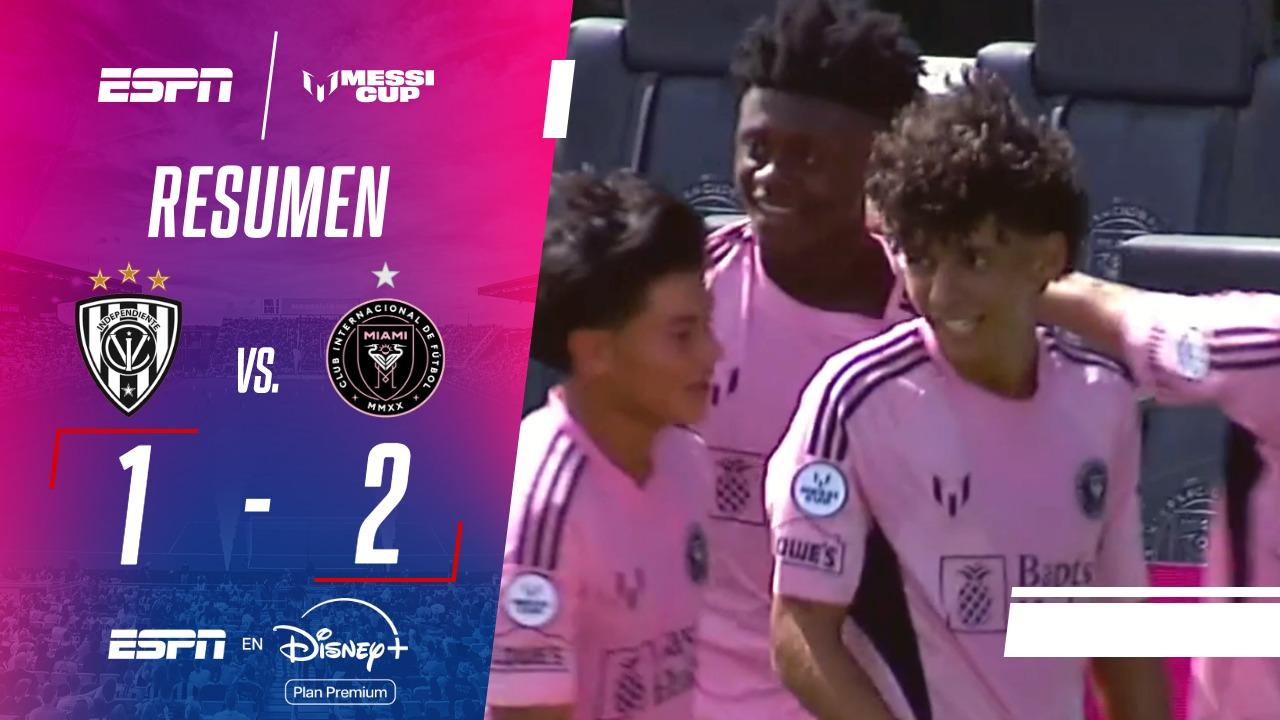Inter Miami debutó en la Messi Cup con un triunfo ante Independiente del Valle