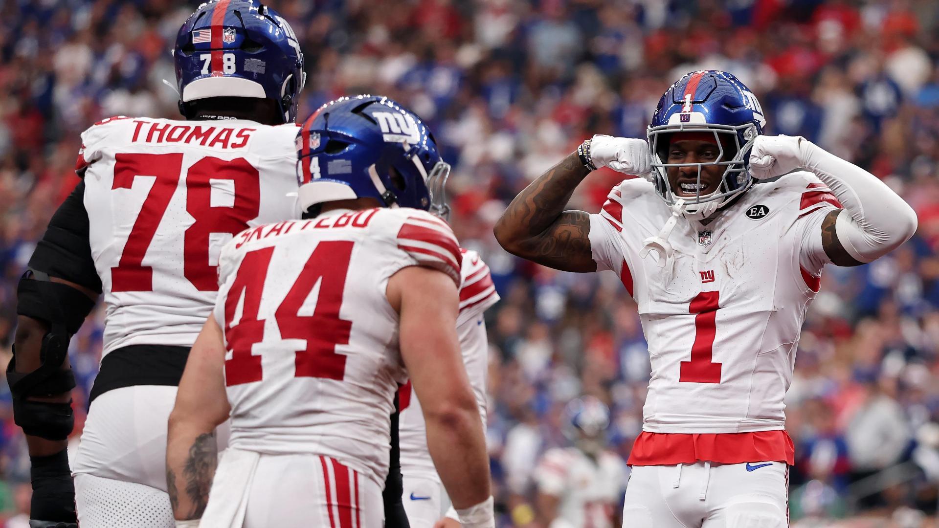 ¡Singletary sella el triunfo de los Giants 27-21 ante los Texans en tiempo extra!
