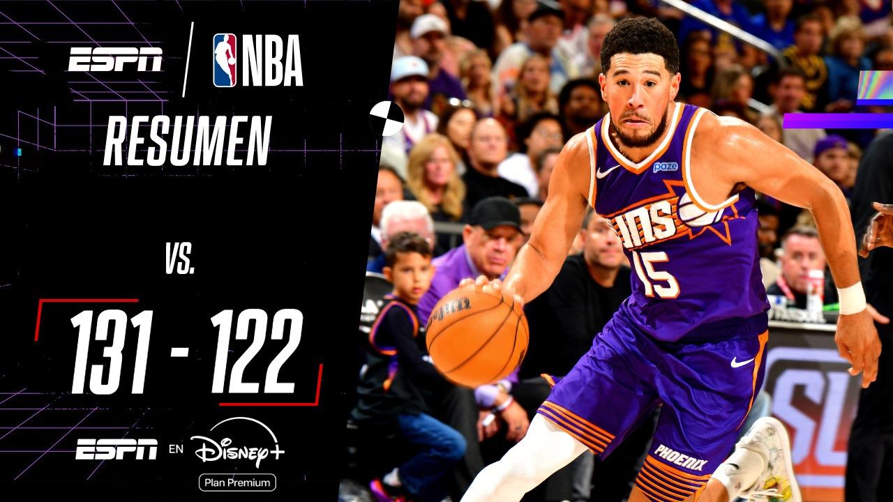 Booker la rompió y Phoenix venció a Golden State