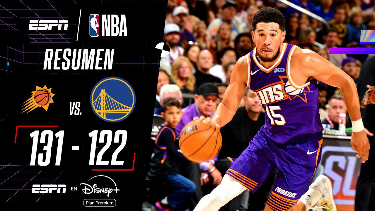 Booker la rompió y Phoenix venció a Golden State