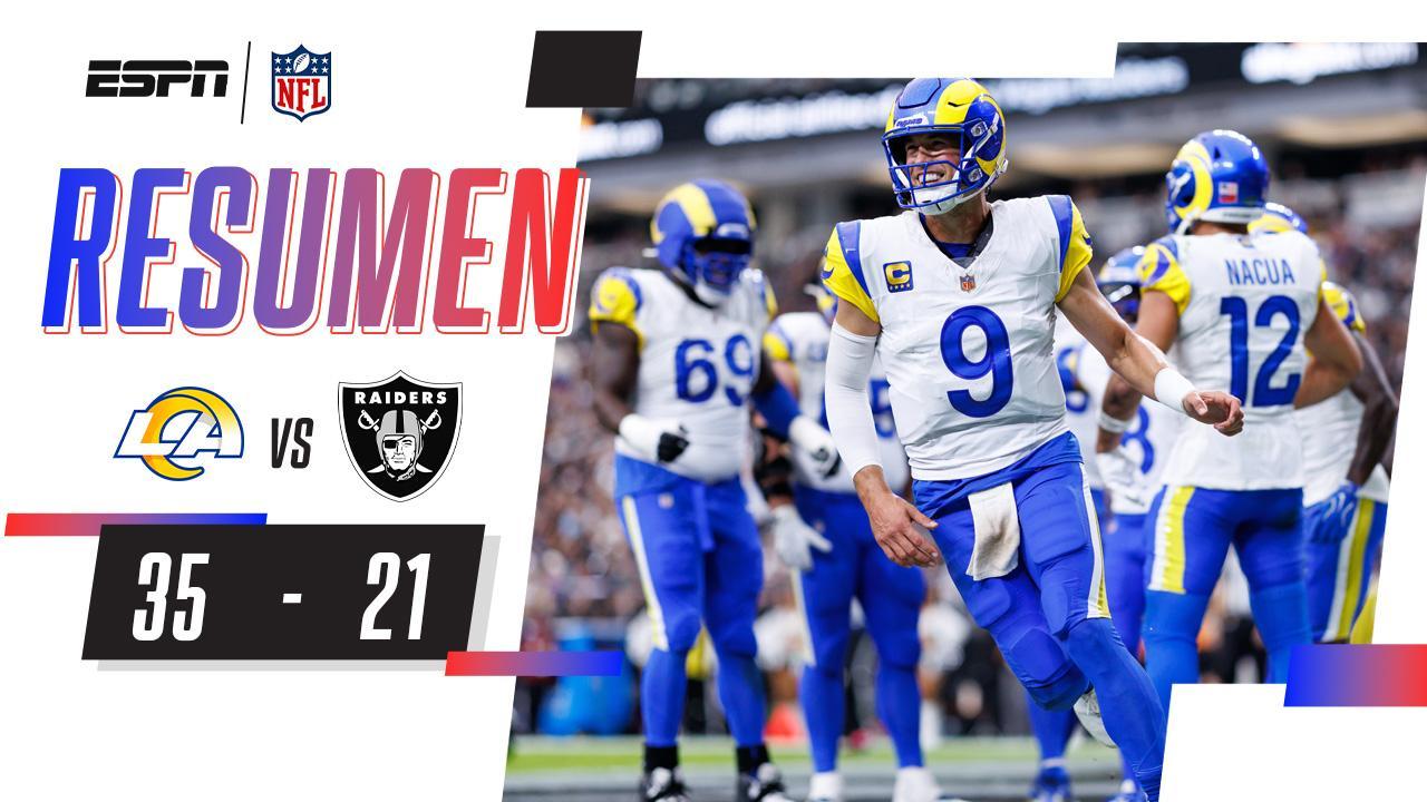 ¡Los Rams se llevan la victoria en Las Vegas! | Resumen