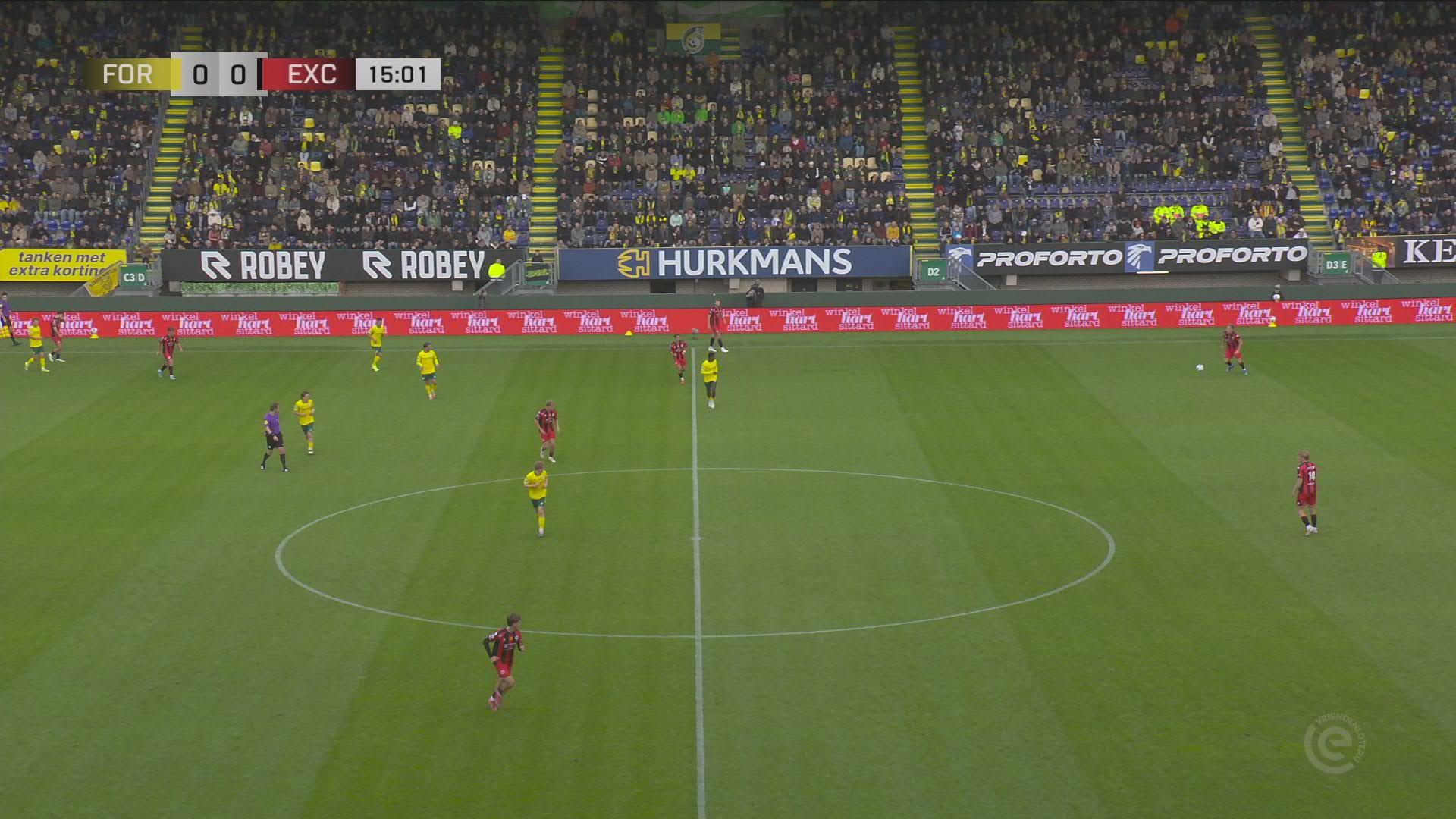 Wedstrijd wordt beslist na corner van goudhaantje Ihattaren | Samenvatting Fortuna Sittard - Excelsior Rotterdam