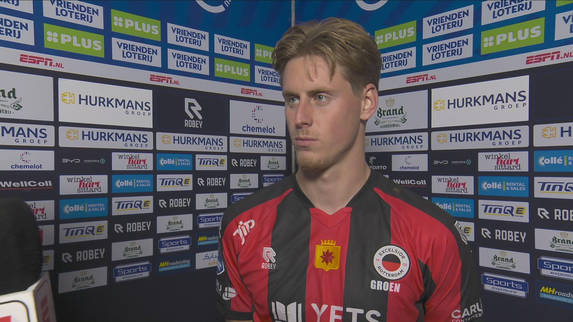 Groen: "We hebben niet echt 100% kansen gecreëerd in de eerste helft en daar sta ik wel voor, dus daar baal ik van"