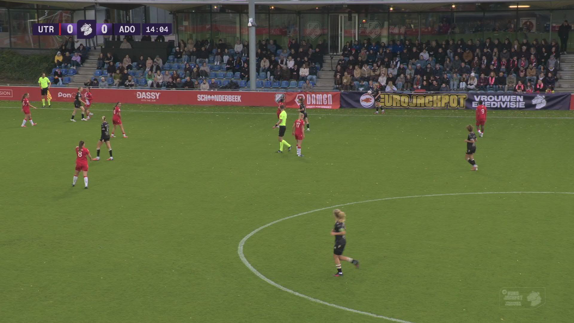 Nipte zege Utrecht Vrouwen in kelderkraker | Samenvatting FC Utrecht  (V) - ADO Den Haag (V)
