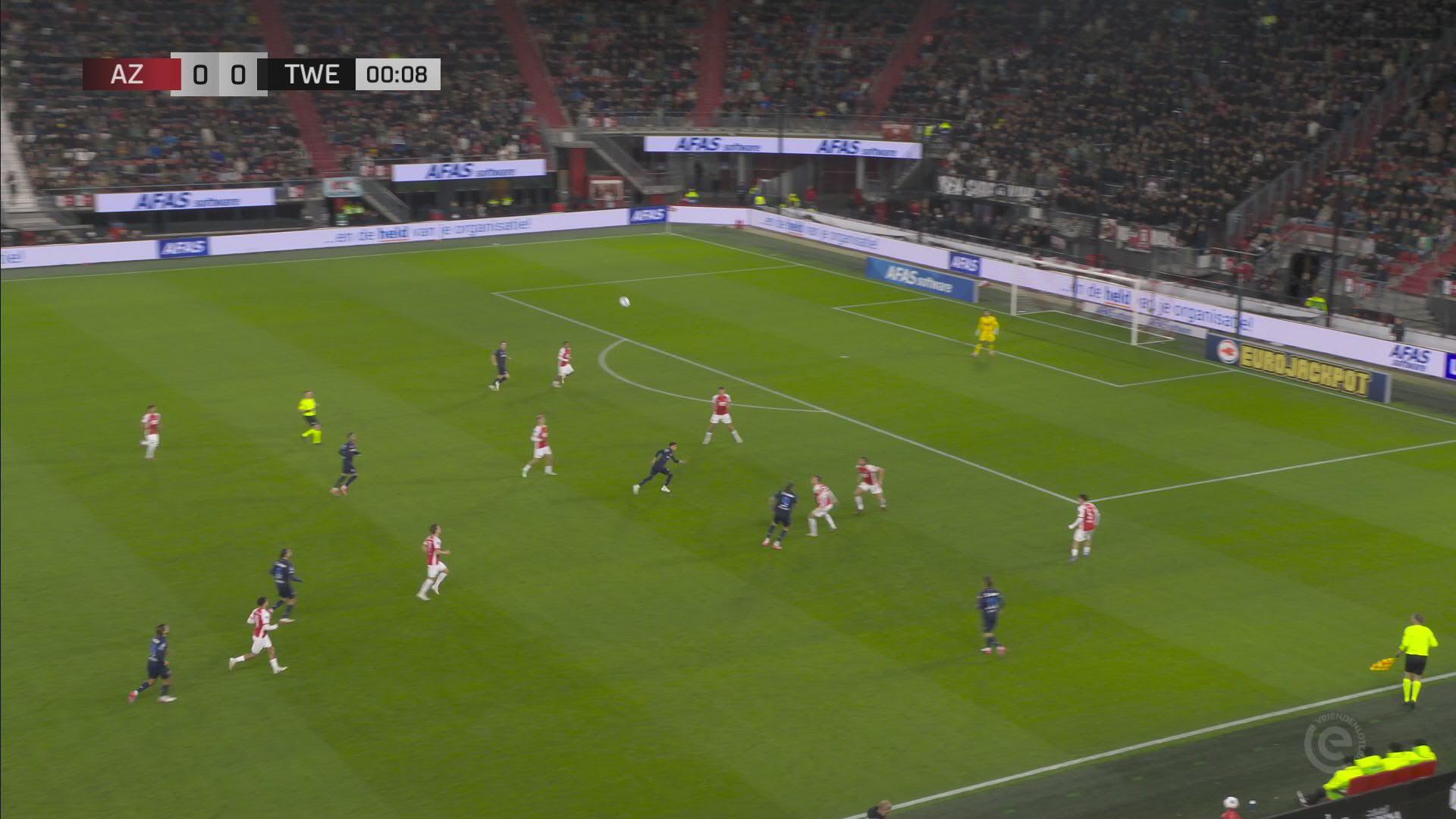 Assist Drommel bij beslissing van de wedstrijd | Samenvatting AZ - FC Twente