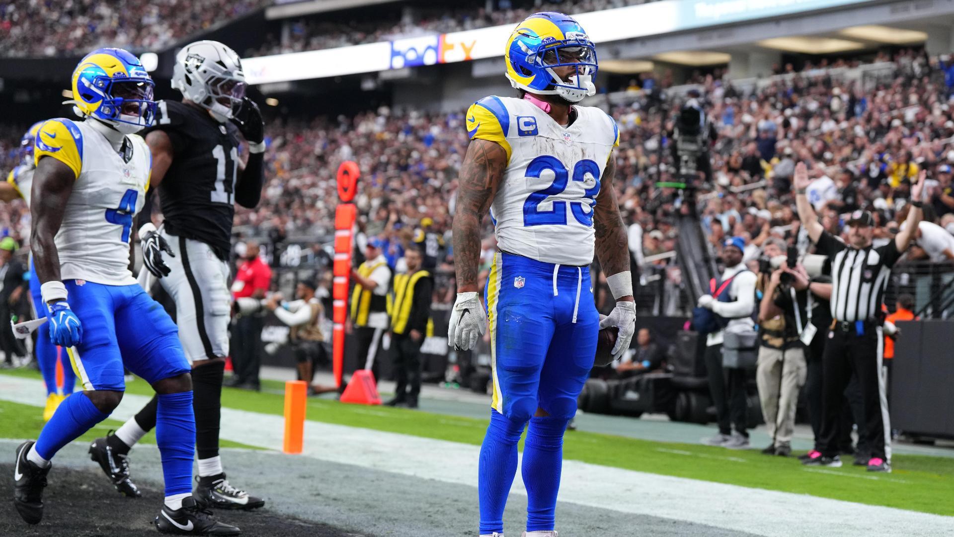 Rams enderezan el rumbo con paliza sobre los Raiders