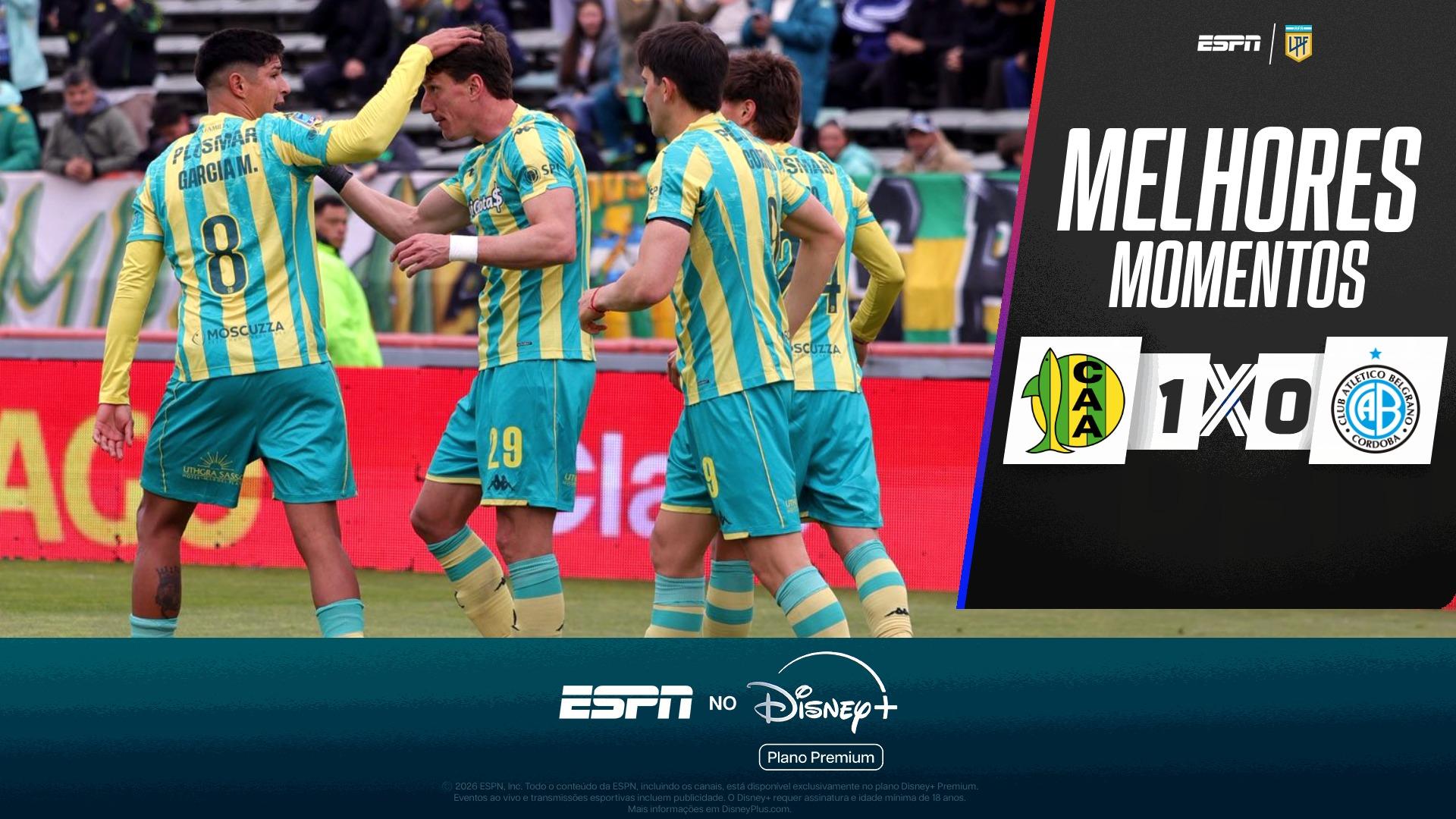 Aldosivi 1 x 0 Belgrano no Campeonato Argentino: VEJA os melhores momentos