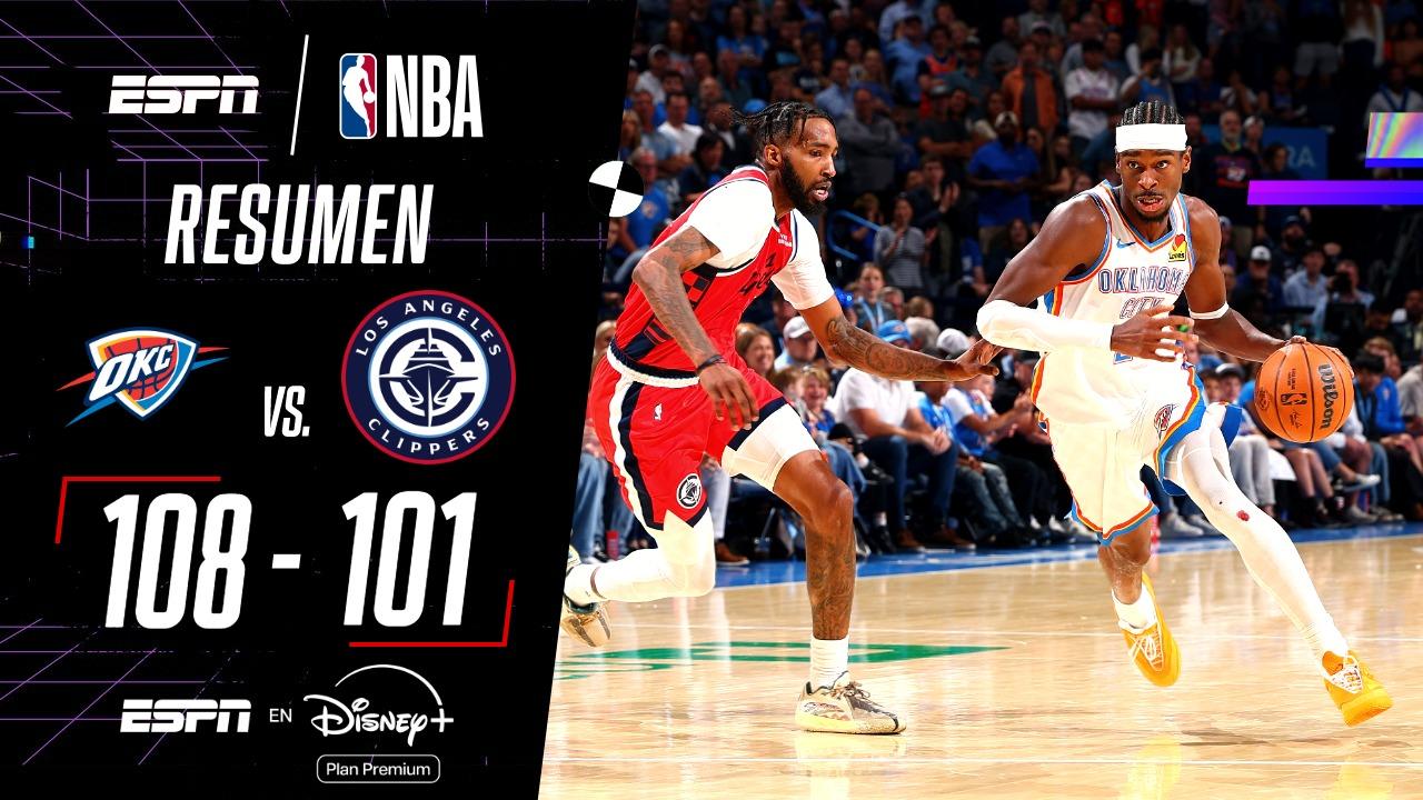 Shai fue determinante y el Thunder le ganó a los Clippers
