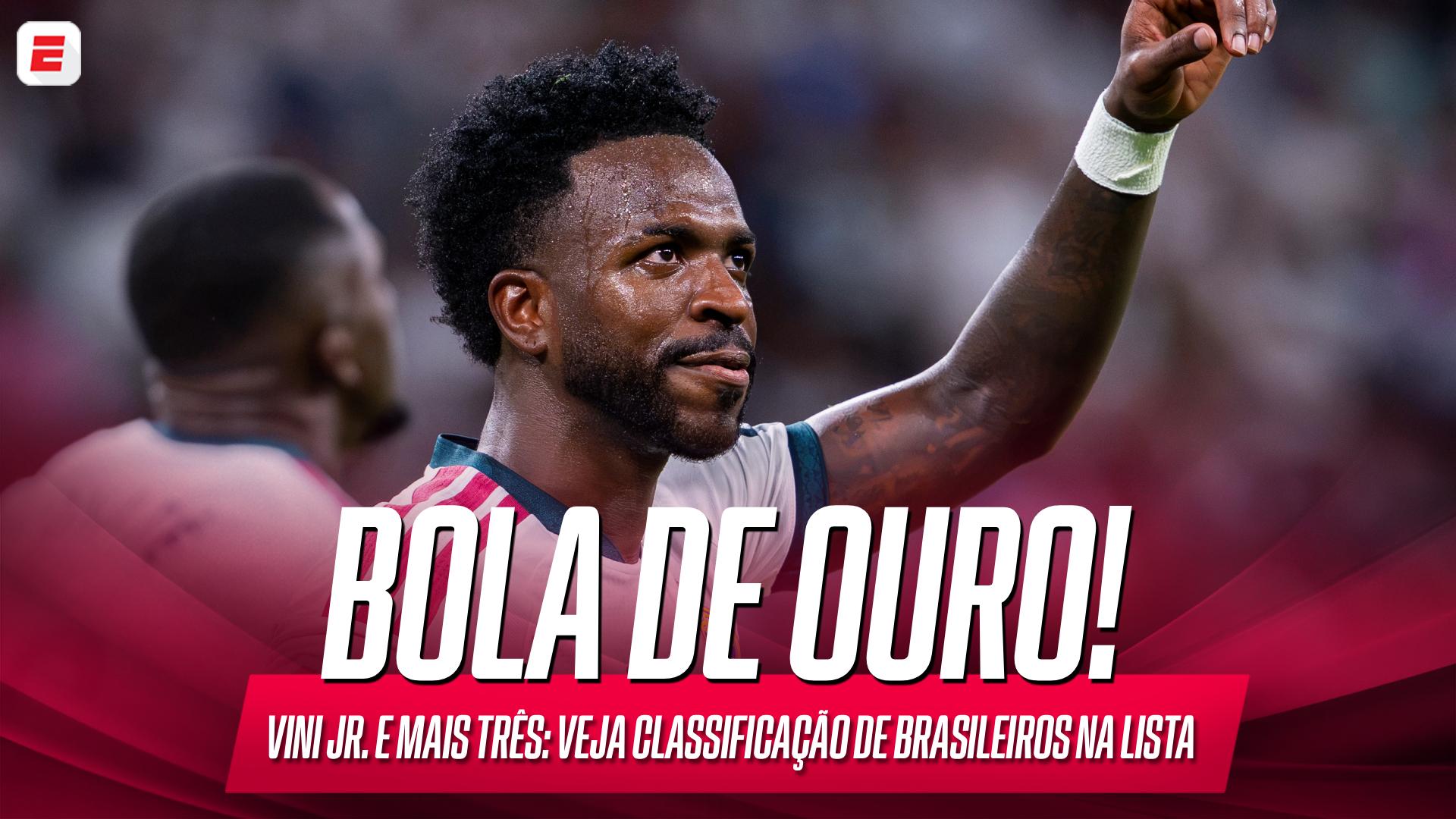 Vini Jr é o brasileiro melhor colocado na Bola de Ouro; VEJA posições