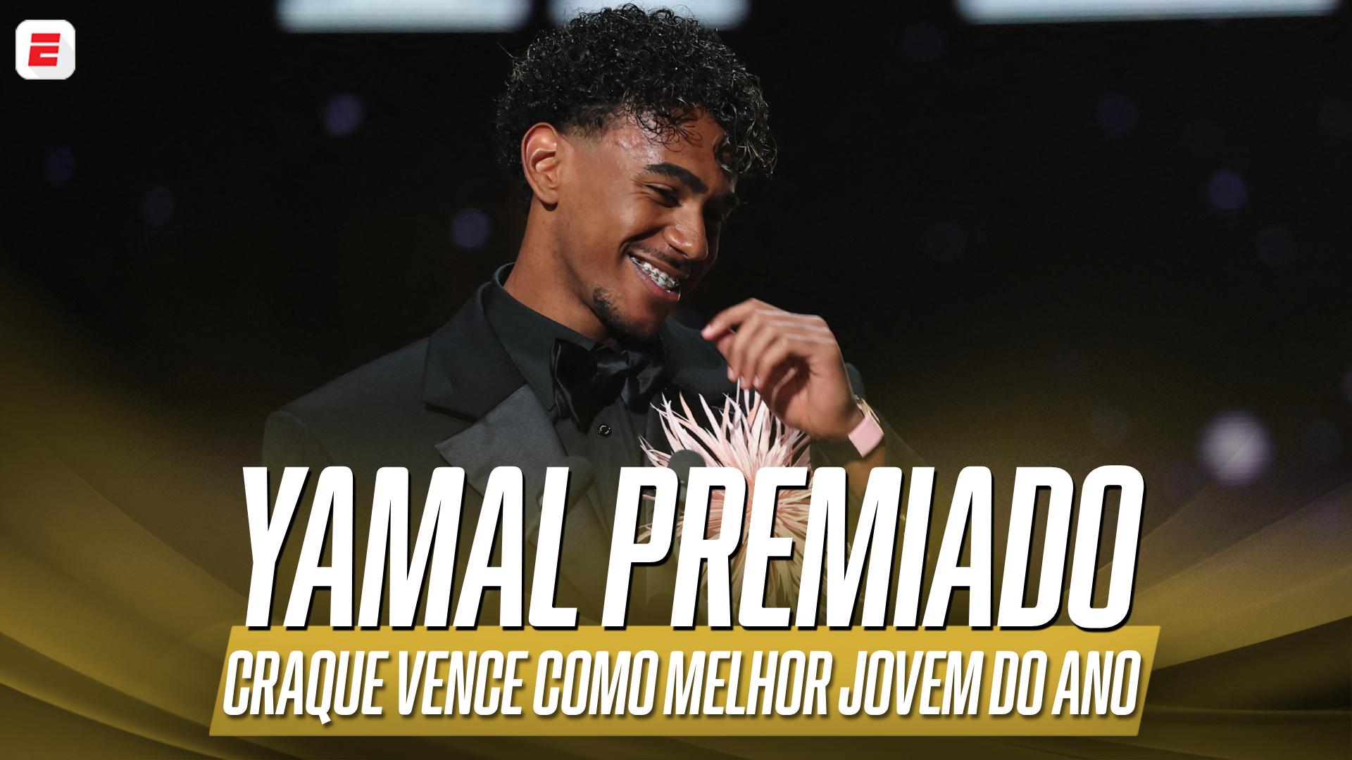 Lamine Yamal é eleito o melhor jovem jogador do mundo pela France Football