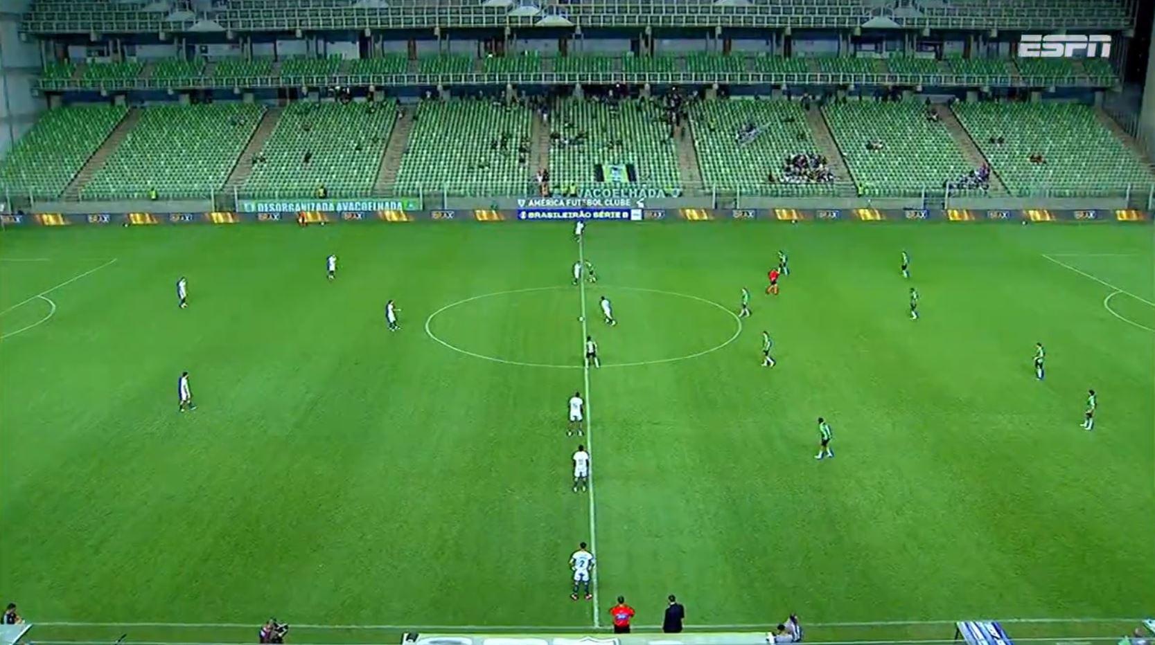 Rola a bola! América-MG e Cuiabá entram em campo pela 35ª rodada da Série B
