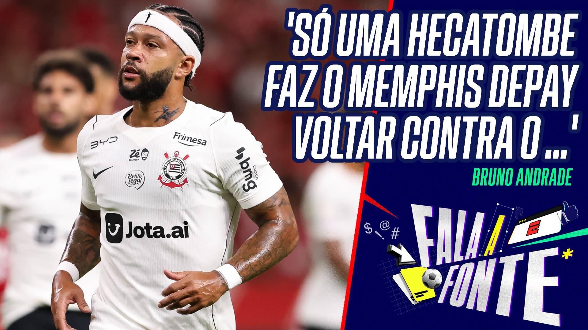 Memphis Depay volta a jogar quando? Bruno Andrade traz detalhes de como Corinthians vê a recuperação do atacante