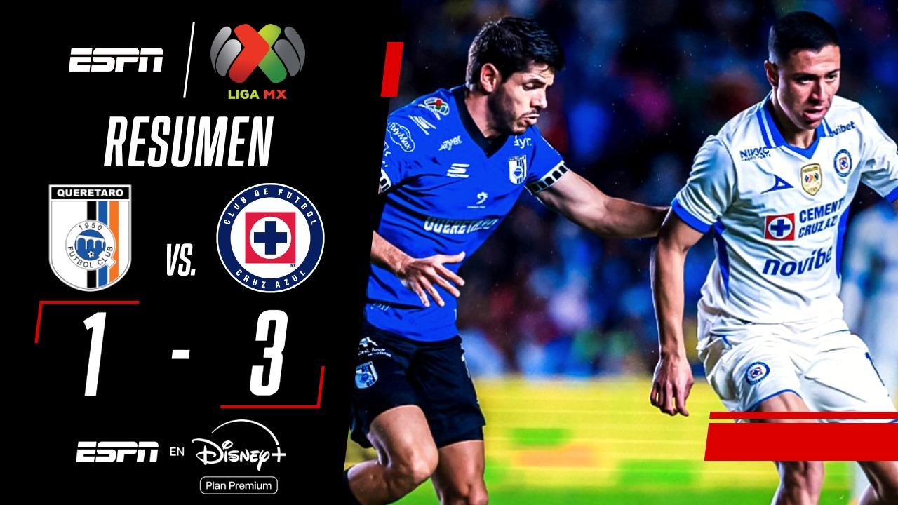 ¡Cruz Azul visitó a Querétaro y se llevó los 3 puntos!