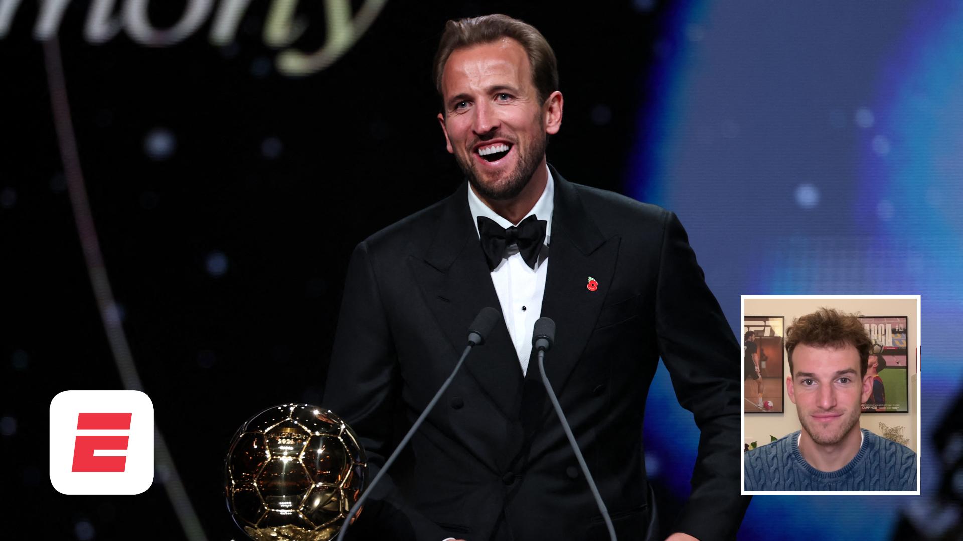 Harry Kane gana su primer Balón de Oro