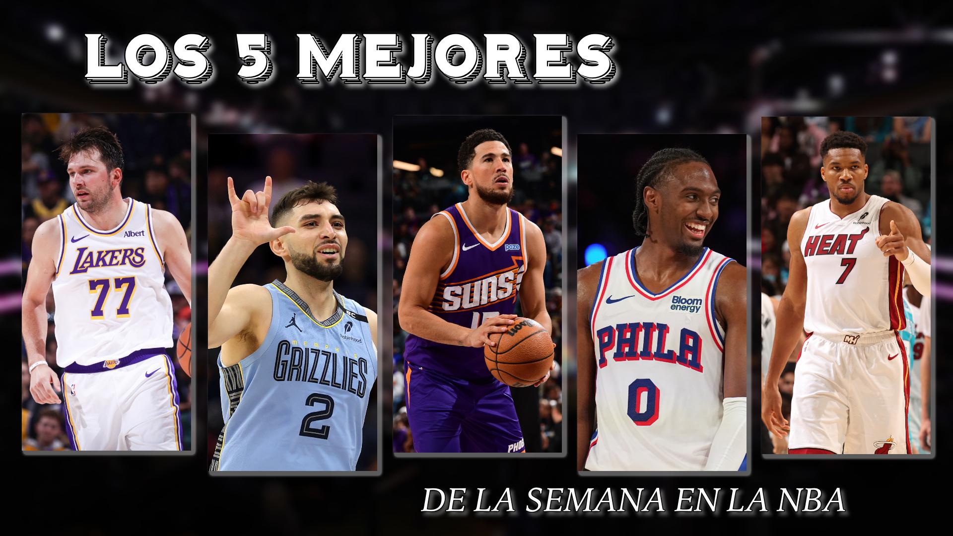 Los 5 de la semana en la NBA