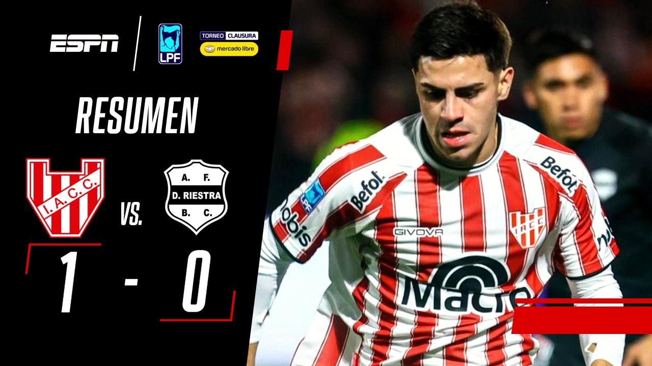 ¡Instituto superó al Deportivo Riestra y es líder absoluto en el Clausura