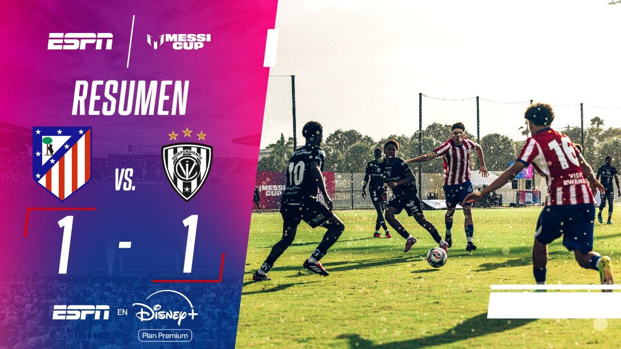 Atractivo empate entre Atlético Madrid e Independiente del Valle