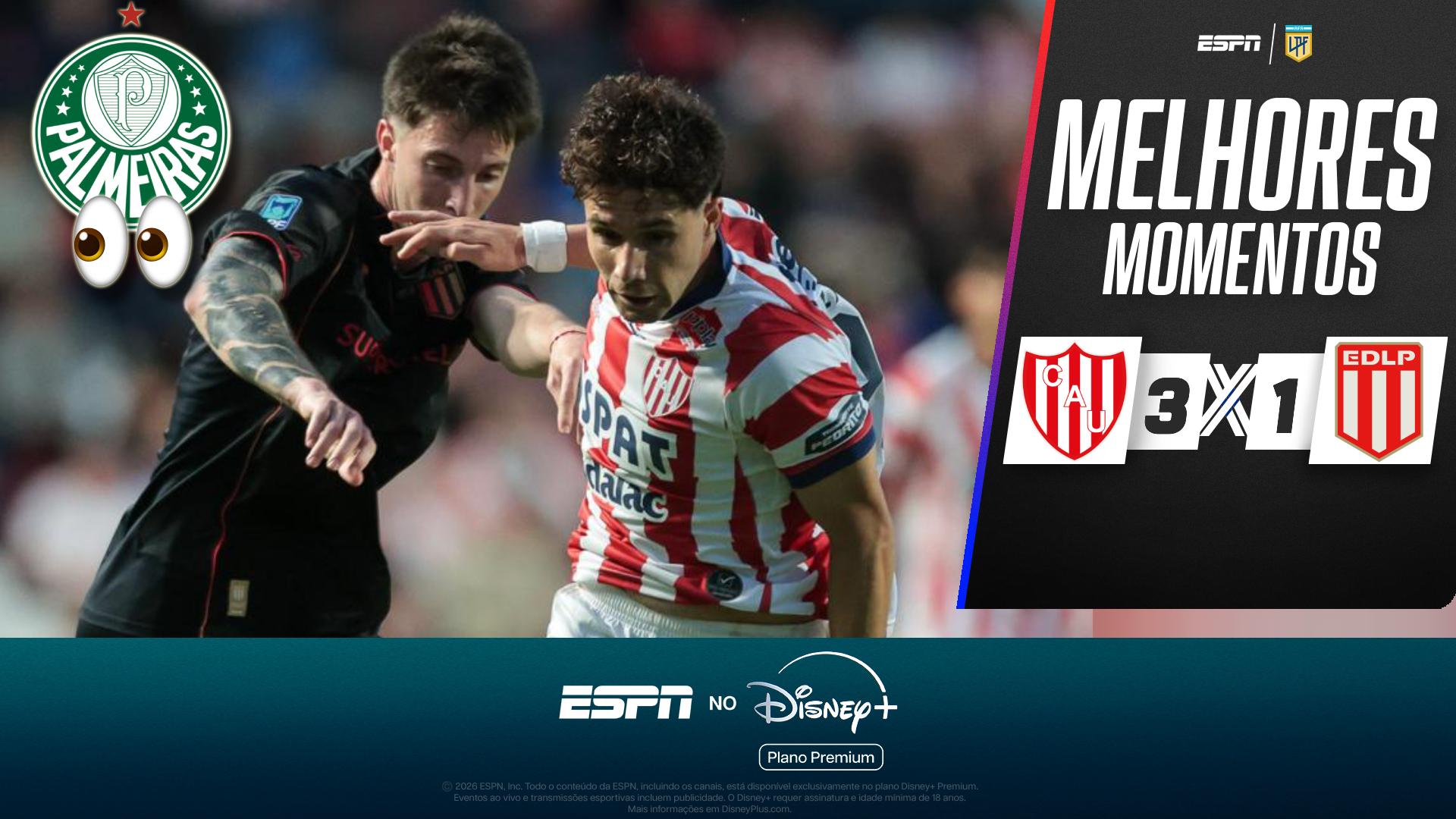 Estudiantes, adversário do Palmeiras na final da Libertadores, perde para o Unión de Santa Fe; VEJA os melhores momentos