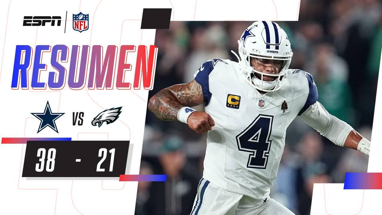 Cowboys aprovechan a unos mermados Eagles para volver a la victoria | NFL | Resumen