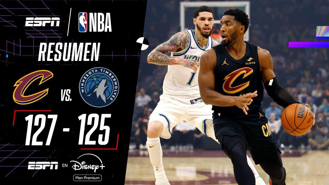 ¡Los Cavs le ganaron un partidazo a los Timberwolves: 127 a 125 en suplementario!