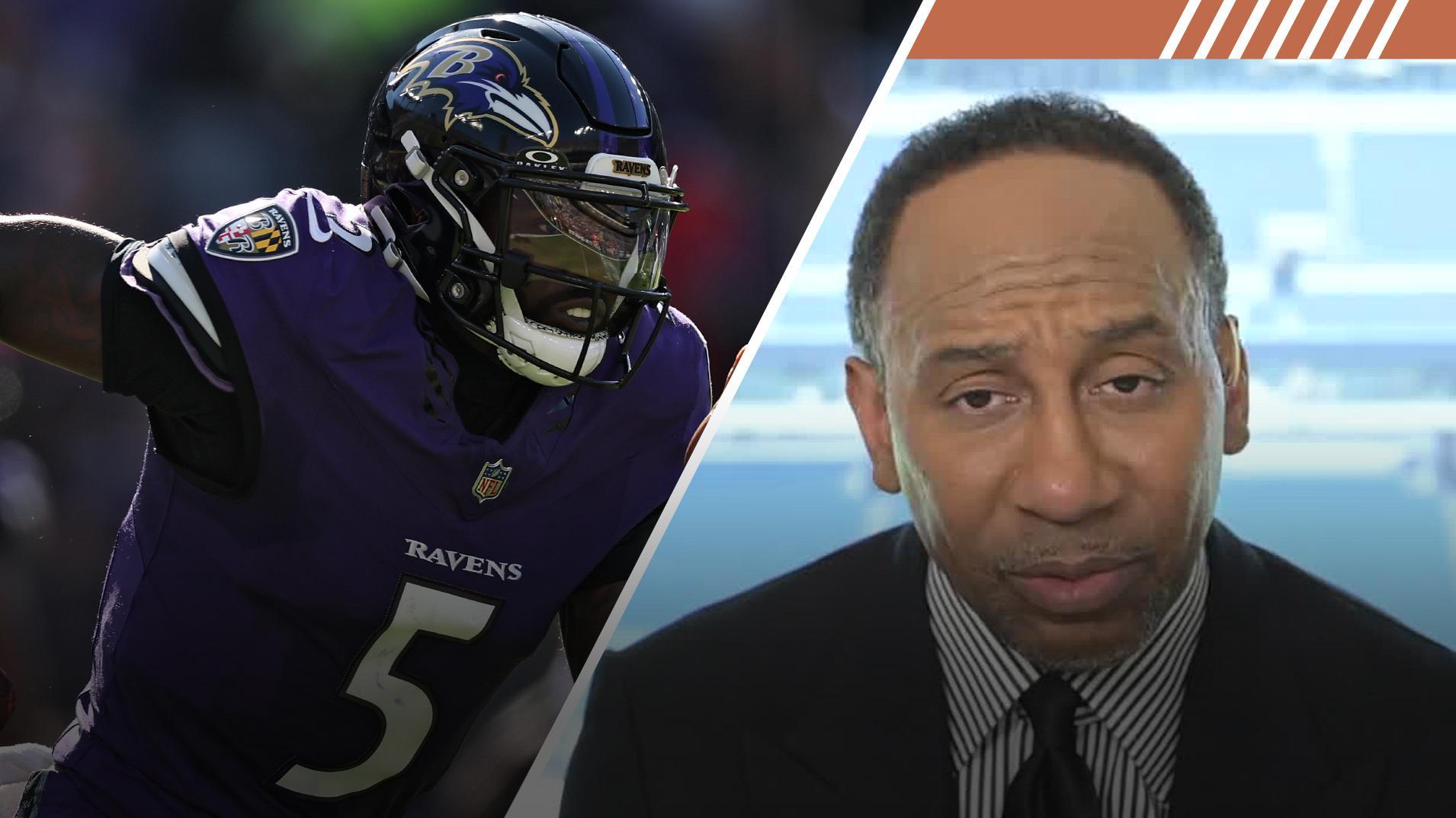 Stephen A. calls out Dan Orlovsky for his take during this Ravens debate
