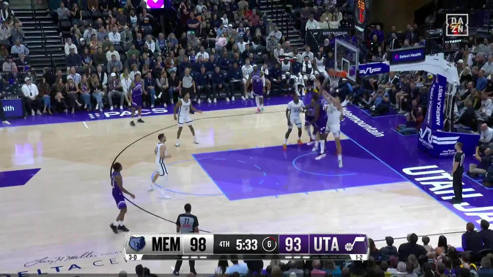 Grizzlies outlast Jazz for second win in four games over Utah
