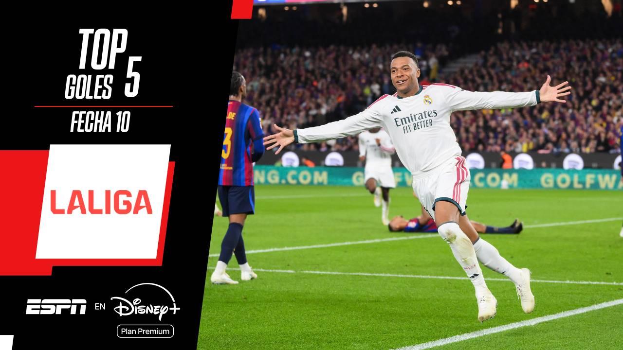 Mbappé conquistó el Clásico y el Top 5 de LaLiga