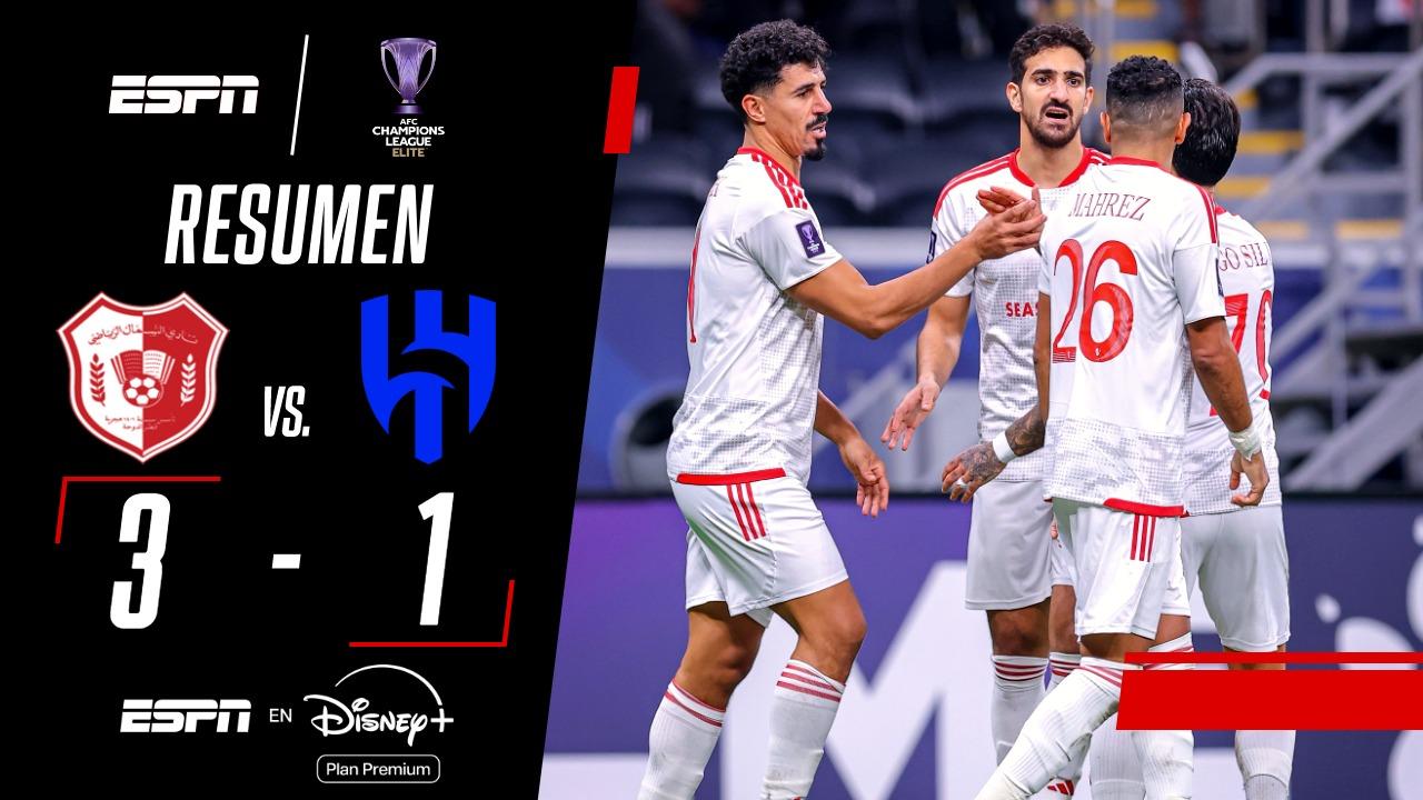 El Al-Shamal de Mahrez venció 3-1 al Al-Hilal