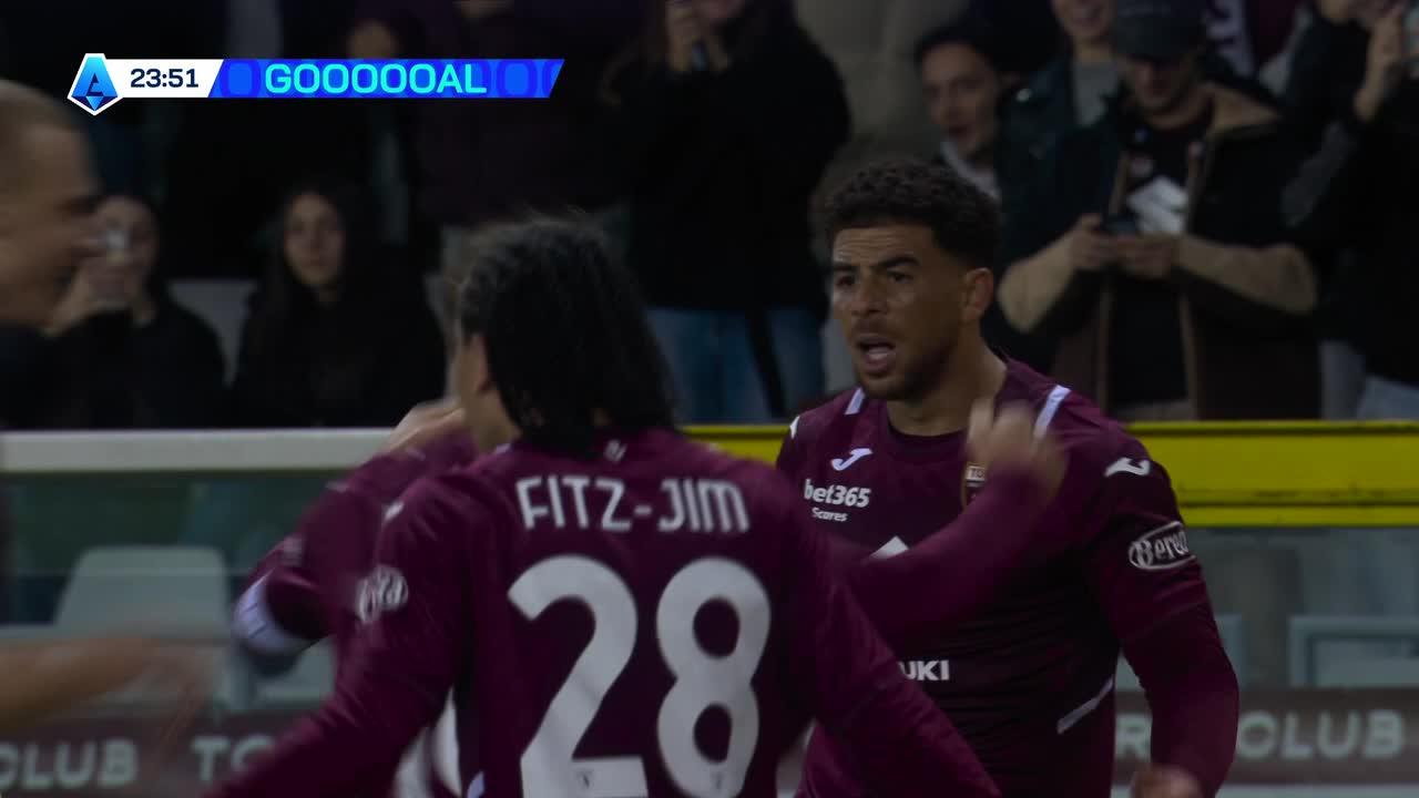 Error en la salida del Como y Che Adams adelantó al Torino