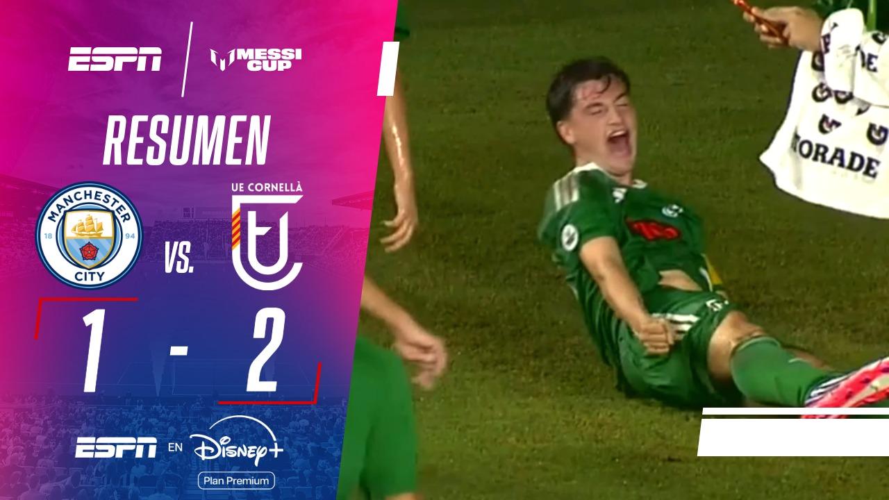 Agónico triunfo del UE Cornella ante el Manchester City en la Messi Cup