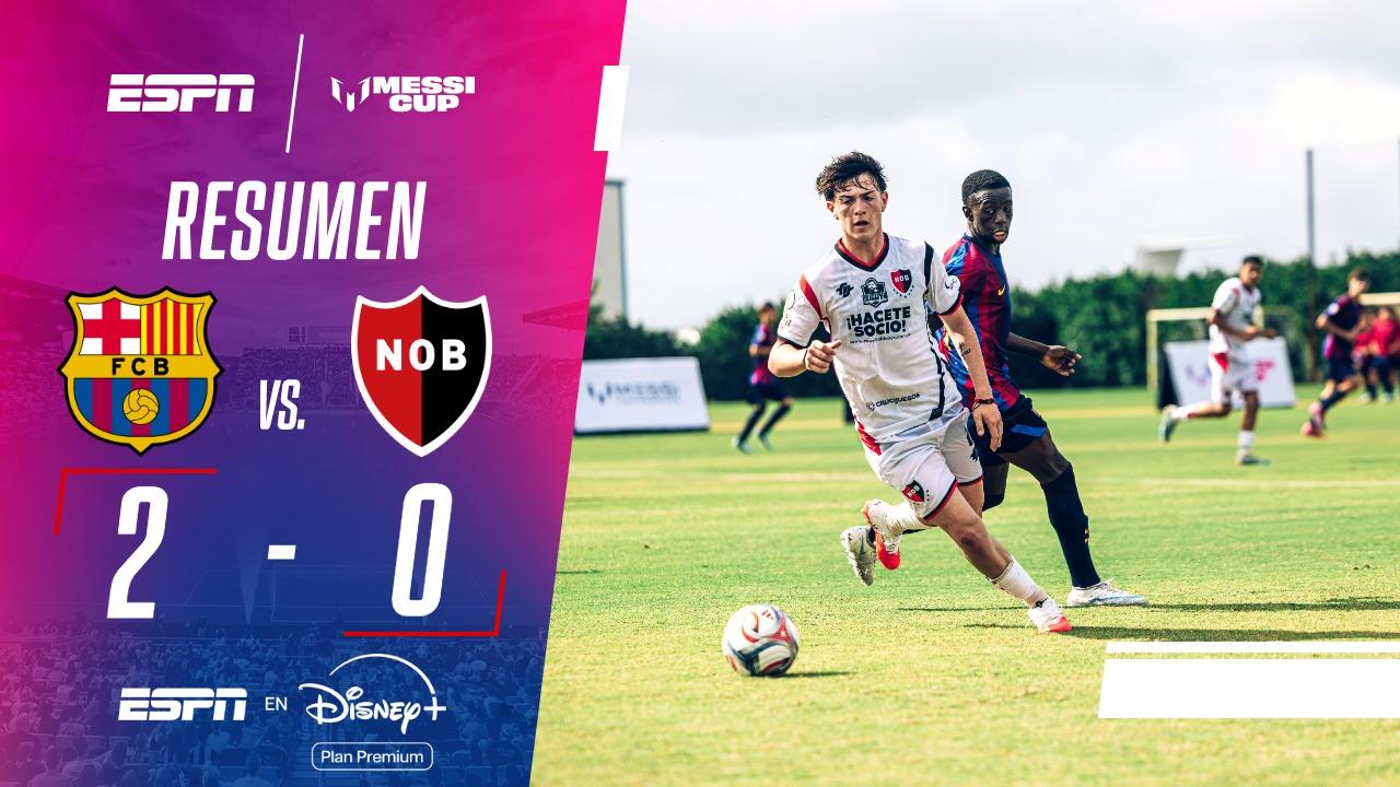 ¡Barcelona venció a Newell´s y se clasificó a la Copa Oro!