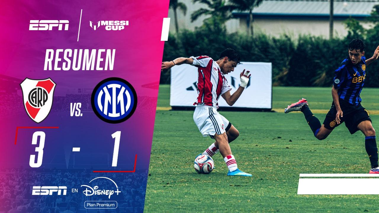 ¡River le ganó con contundencia a Inter y se clasificó a la Copa Oro!