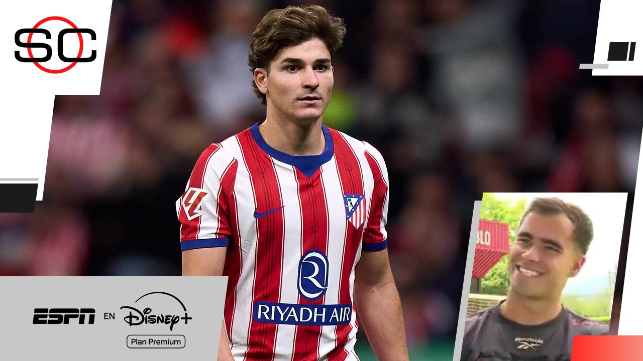 Tomás Ángel: "Me gusta el juego de Julián Álvarez"