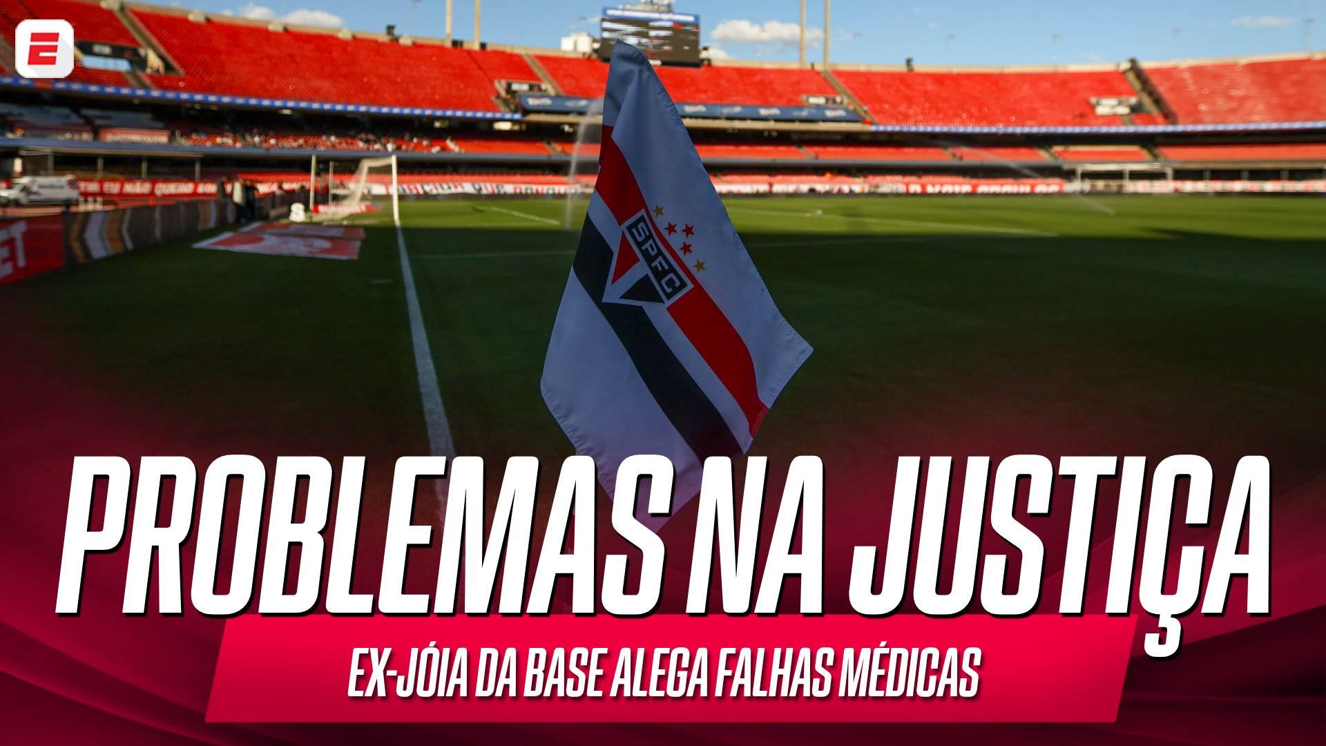 Ex-joia da base aciona São Paulo na Justiça por falhas médicas e pede indenização milionária