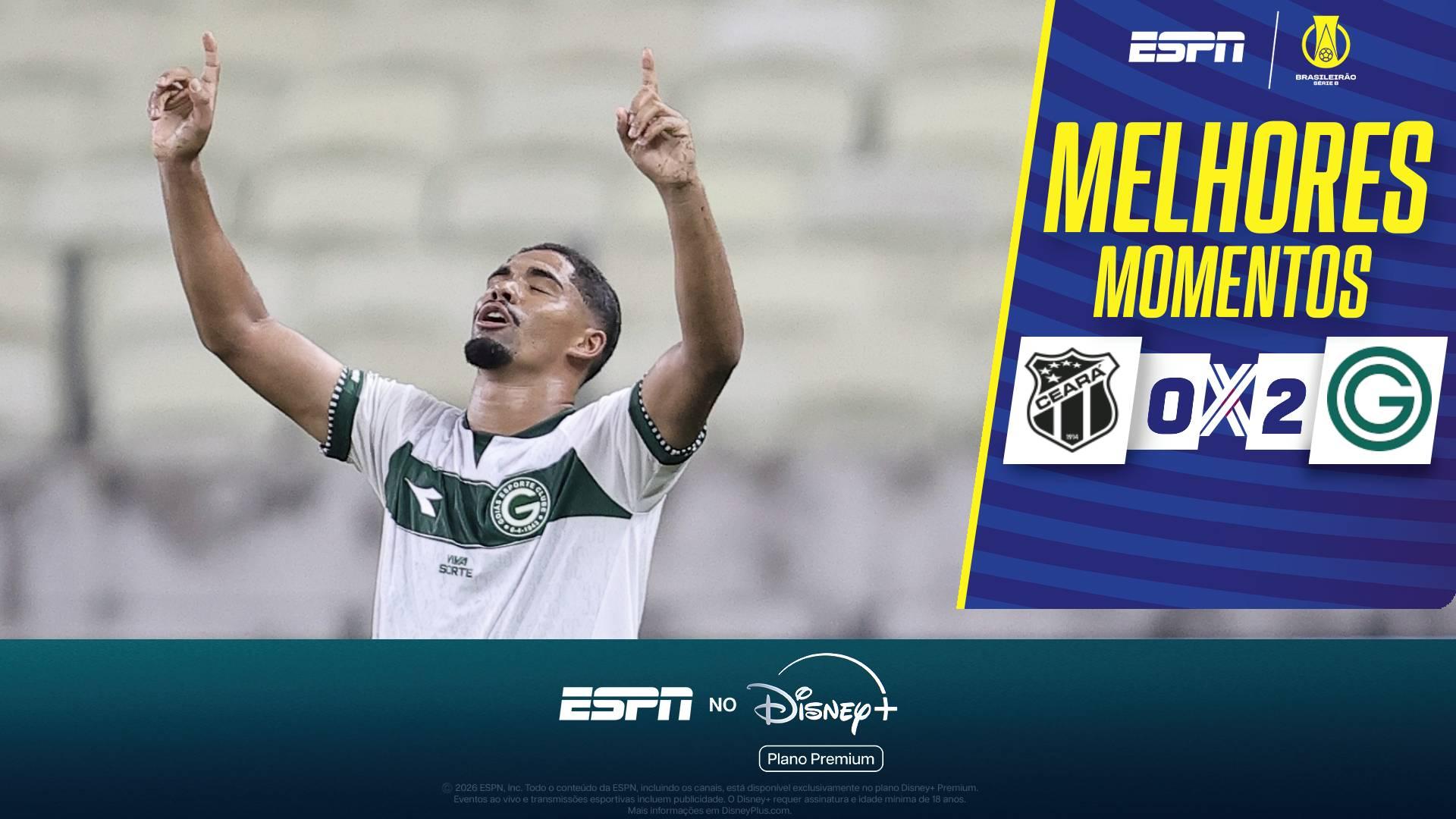 Goiás marca dois golaços nos acréscimos, vence o Ceará e cola no G-6 da Série B; VEJA os melhores momentos