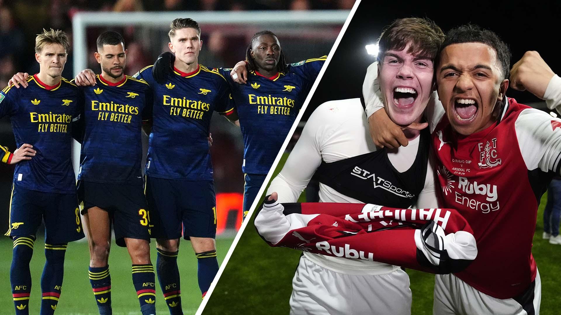 Ogden: Arsenal's Carabao Cup exit to Fleetwood Town is 'embarrassing'