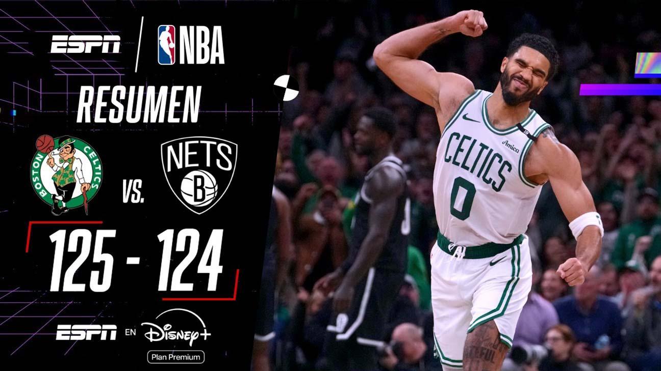 ¡Tatum se vistió de héroe y le dio el triunfo a Boston en la última del suplementario!