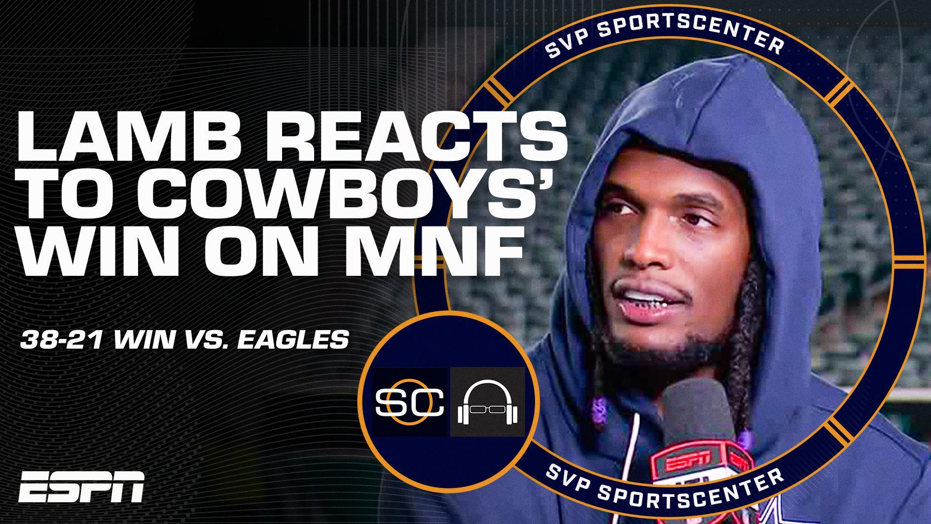‘I hate Philly, Eagles suck’ | CeeDee Lamb after the Cowboys beat the Eagles on MNF | SC with SVP