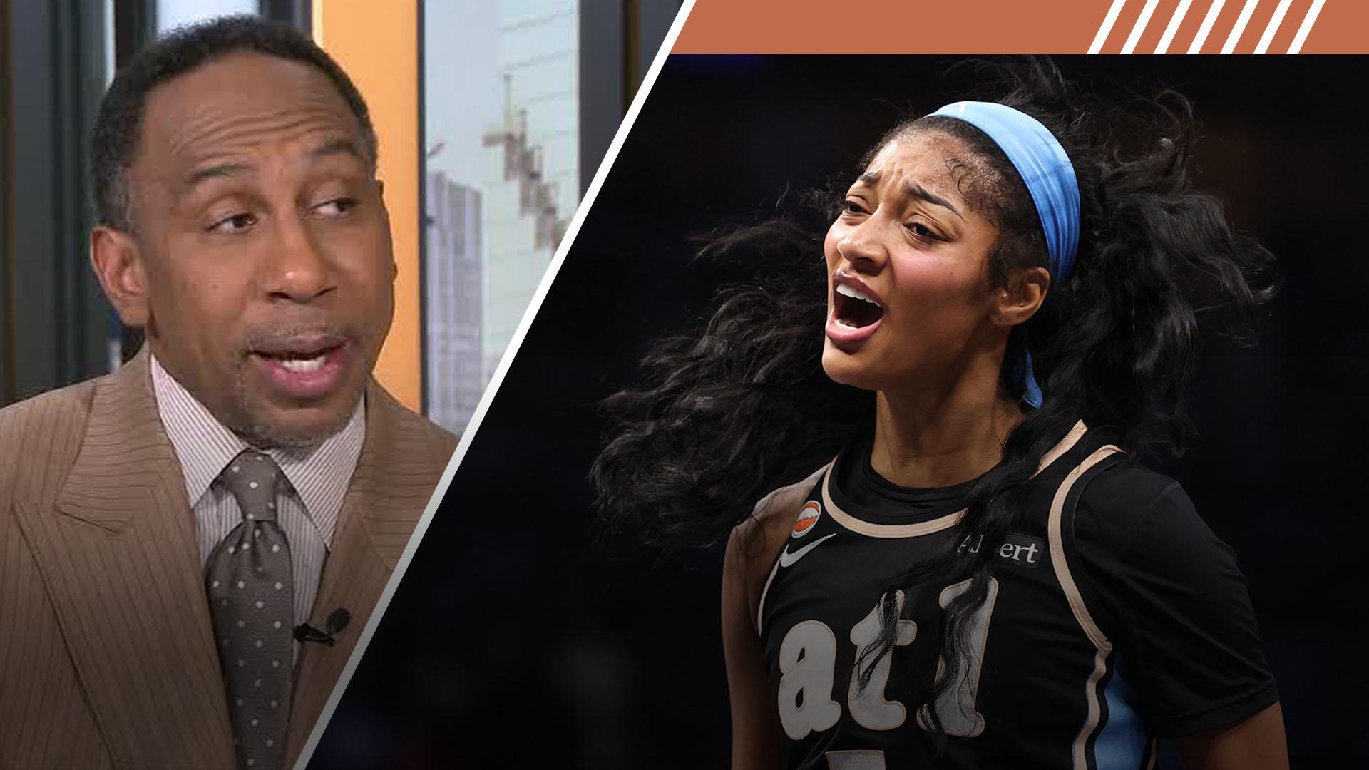 Stephen A.: Hard to make the argument refs are missing calls on Angel Reese